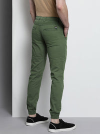 The Indian Garage Co Men Green Joggers Trousers
