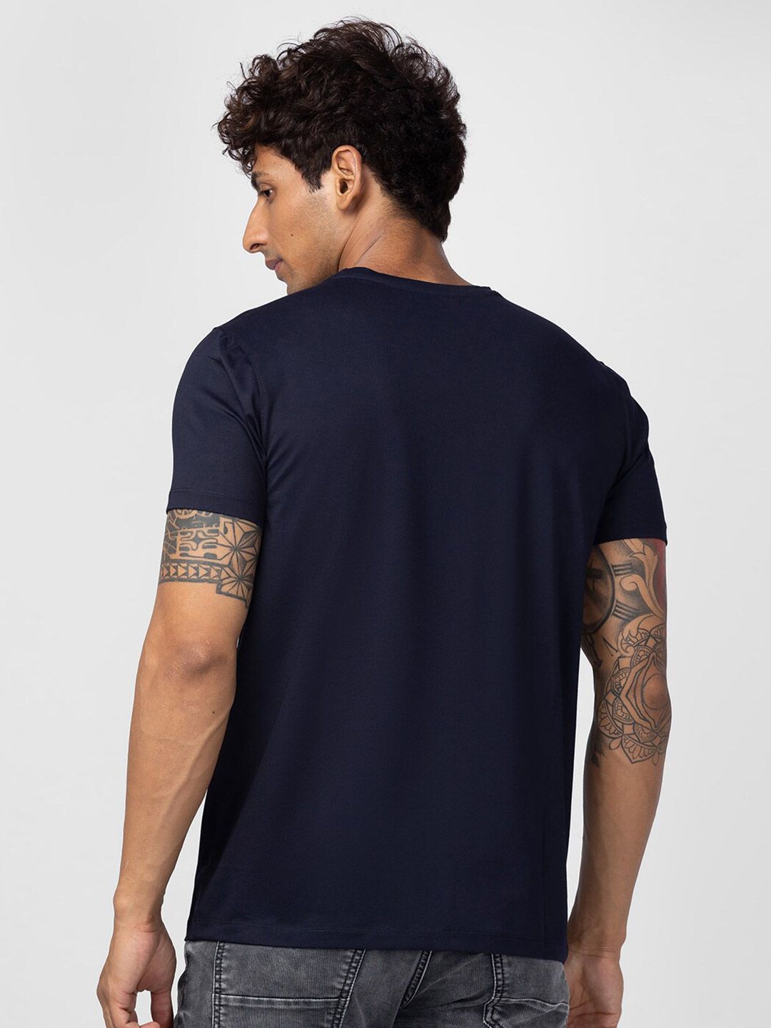 SPYKAR Men Typography Printed Cotton T-shirt