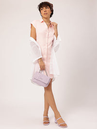 DressBerry Bold And Energetic Shirt Style Mini Dress