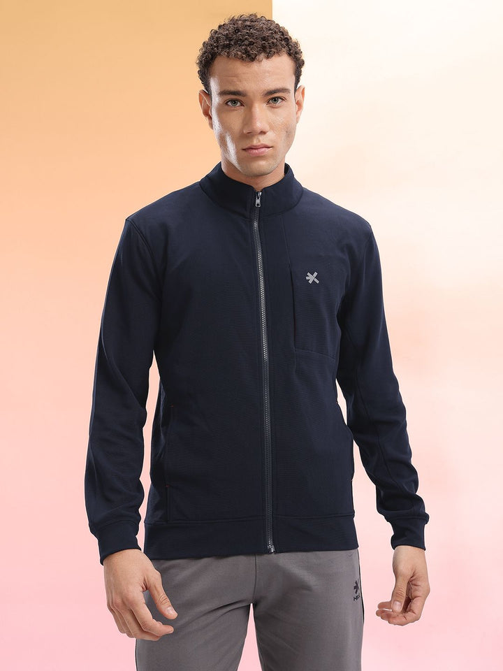 HRX by Hrithik Roshan Mock Collar Tailored Jacket