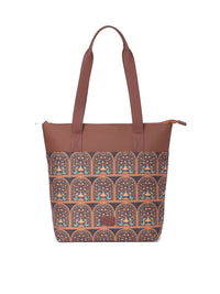 ZOUK Ethnic Motifs Printed Shopper Tote Bag