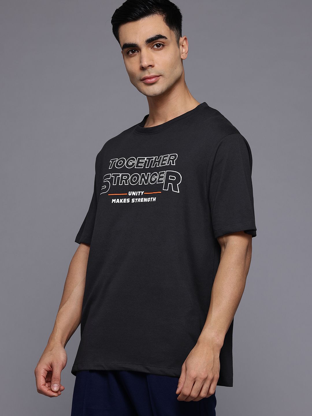 HRX by Hrithik Roshan Typography Printed Training T-shirt