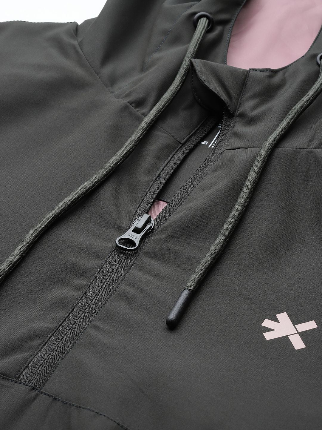 HRX by Hrithik Roshan Rapid-Dry Typography Print Hooded Training Tailored Jacket
