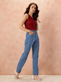all about you Women Straight Fit Stretchable Jeans