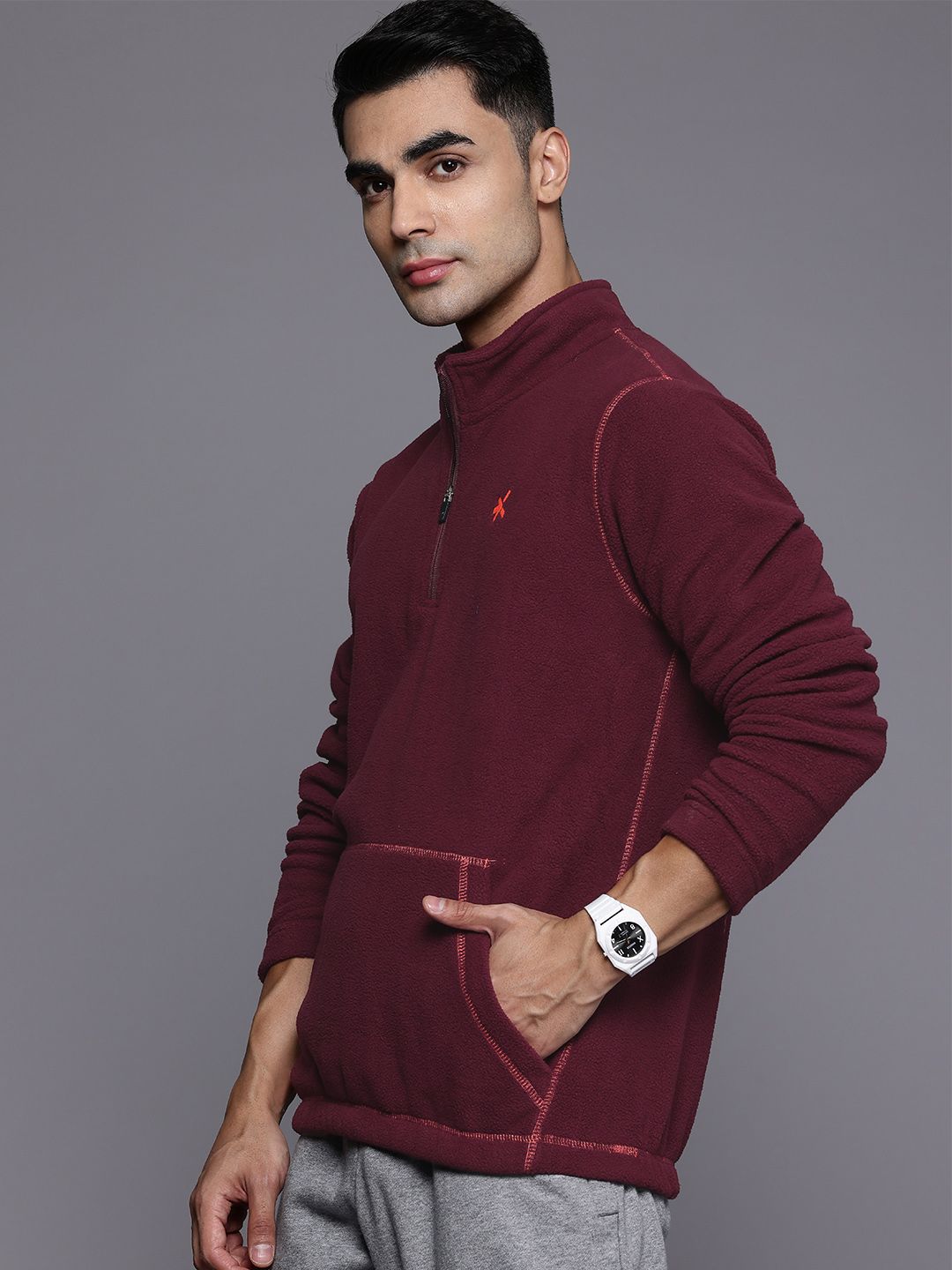 HRX by Hrithik Roshan Fleece Sweatshirt