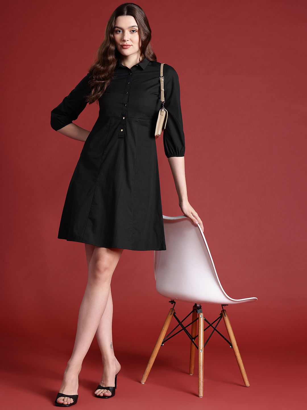 all about you Pure Cotton A-Line Dress