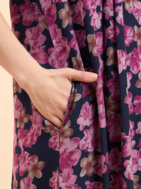 Sweet Dreams Floral Printed Pure Cotton Maxi Nightdress