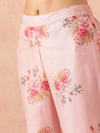 all about you Floral Print Kurta with Trousers