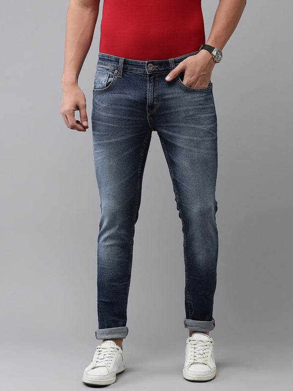 Spykar Men Slim sesuai dengan seluar jeans yang boleh diperbaharui