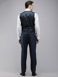 Park Avenue Notched Lapel Collar 3 Piece Formal Suit