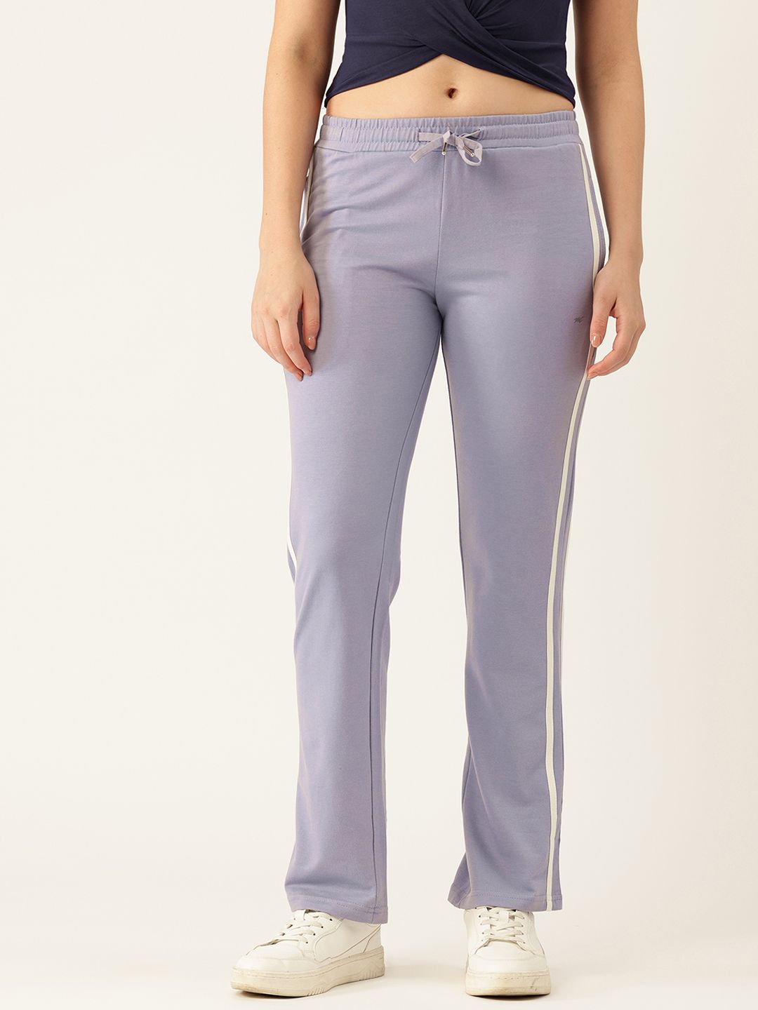 Monte Carlo Women Side-Striped Casual Track Pants