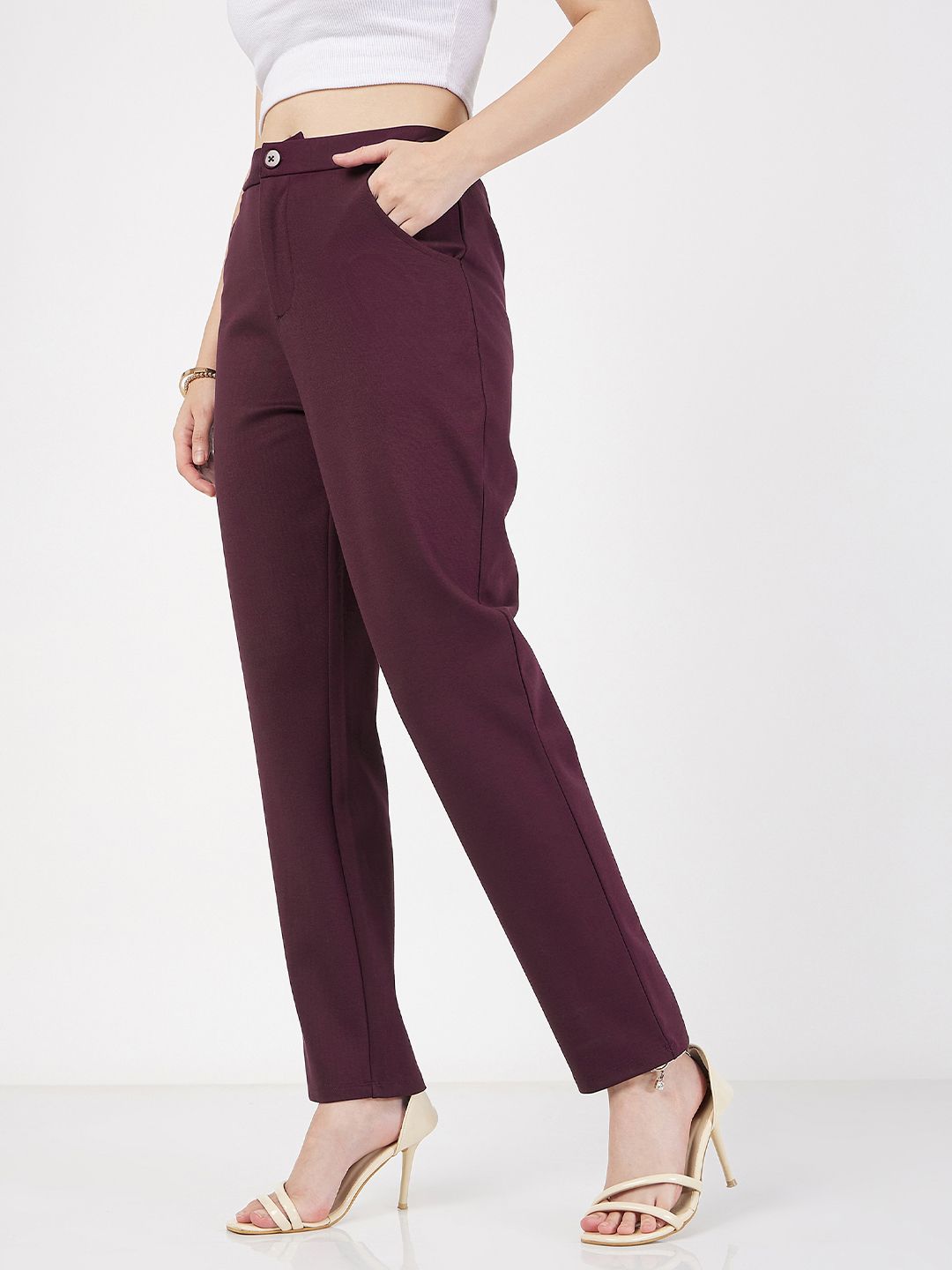 SASSAFRAS Women Slim Fit Trousers