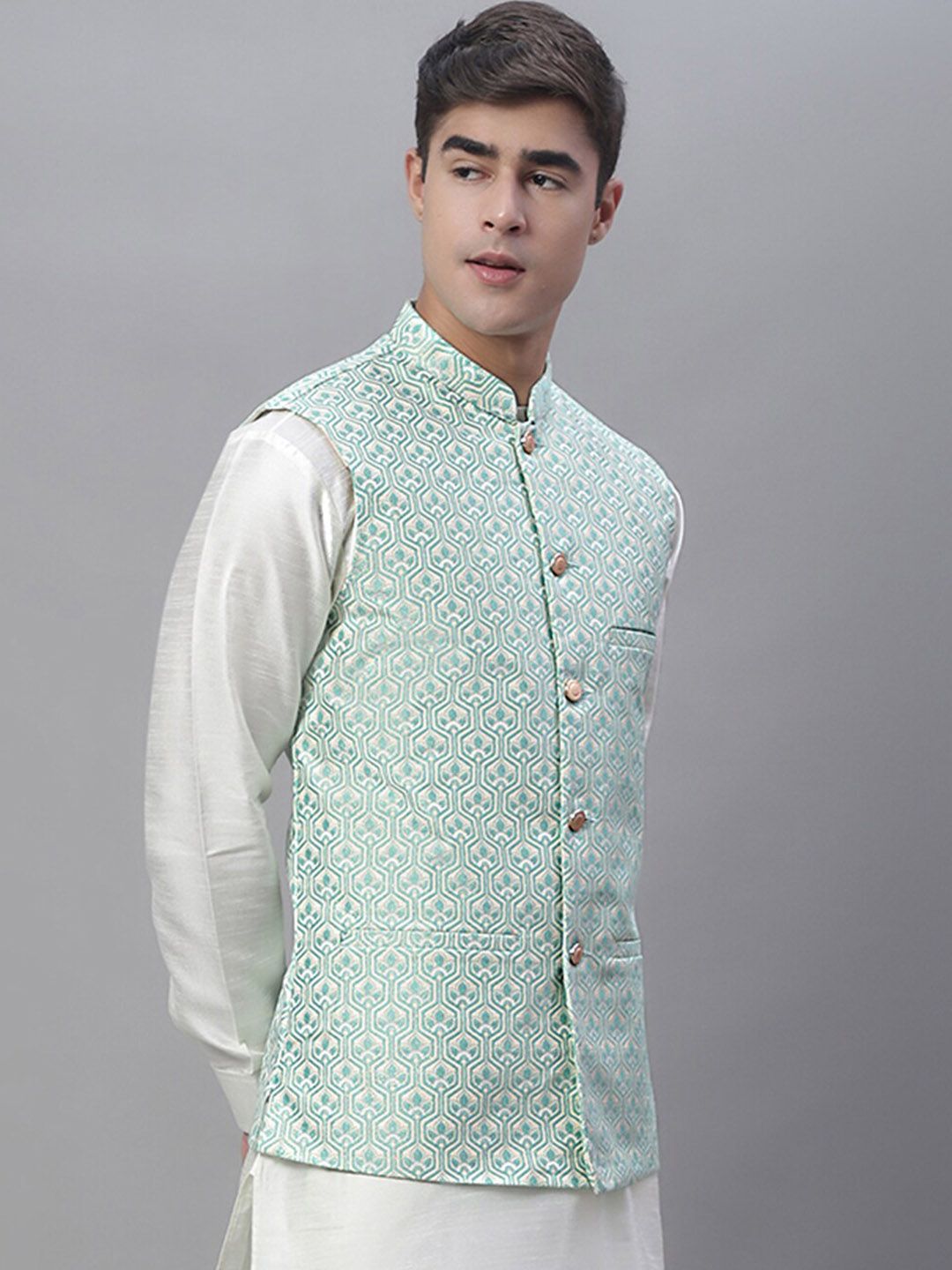 Anouk Men Woven Design Jackets