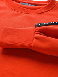 STREET 9 Women Orange Solid Sweatshirt