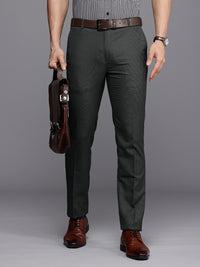 Raymond Men Checked Slim Fit Seluar Formal