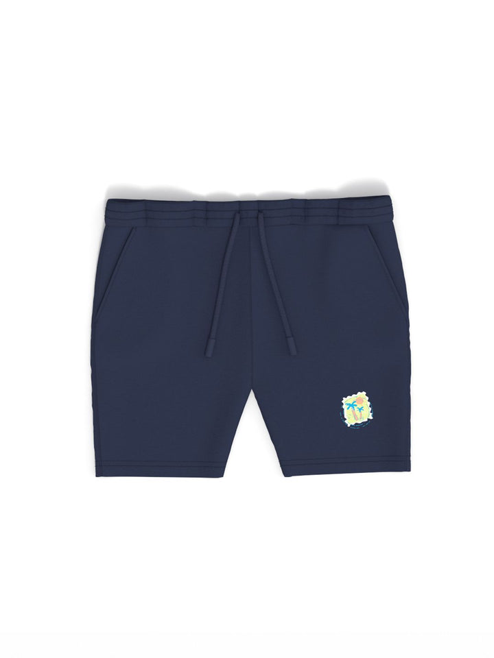 Nauti Nati Boys Pack of 2 Cotton Graphic Print and Badged Shorts