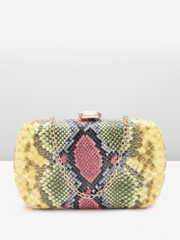 Lino Perros Women Abstract Printed Box Clutch
