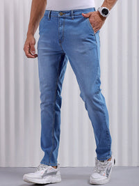 The Indian Garage Co Men Slim Fit Mid-Rise Clean Look Jeans