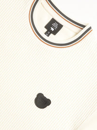 THE BEAR HOUSE Round Neck Cotton Sweatshirt