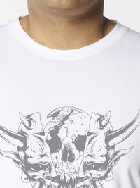 Bewakoof Plus Men Graphic Printed Round Neck Cotton T-shirt