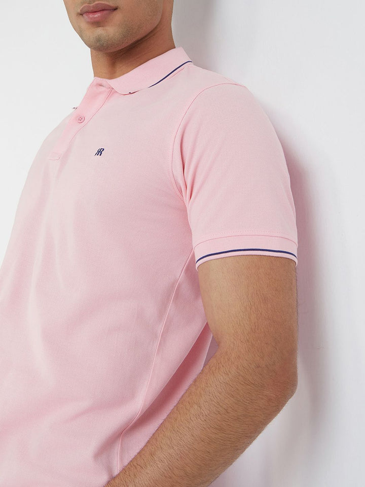 Raymond Pure Cotton Modern Fit Polo Collar T-shirt