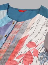 W Women Multicoloured Printed Kurta