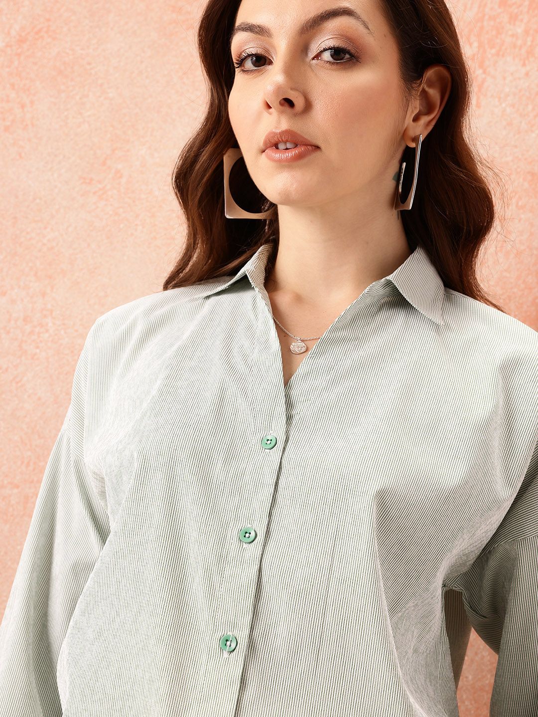 all about you Pinstripes Formal Shirt