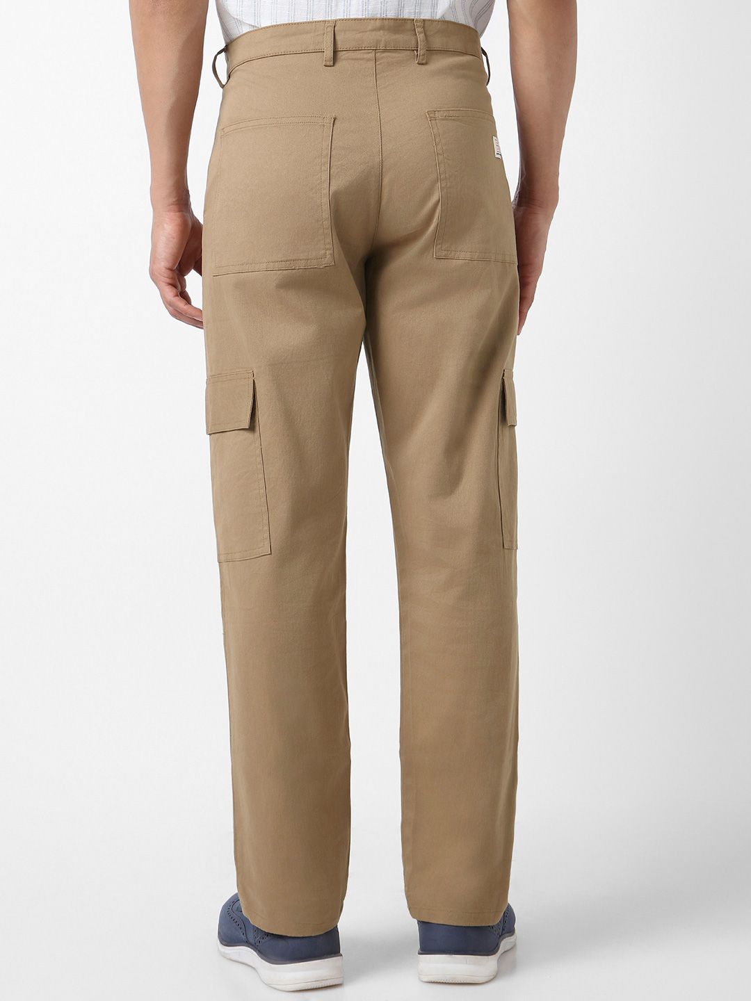 Urbano Fashion Men Regular Fit Solid Cargos Chino Pant with 6 Pockets Stretchable