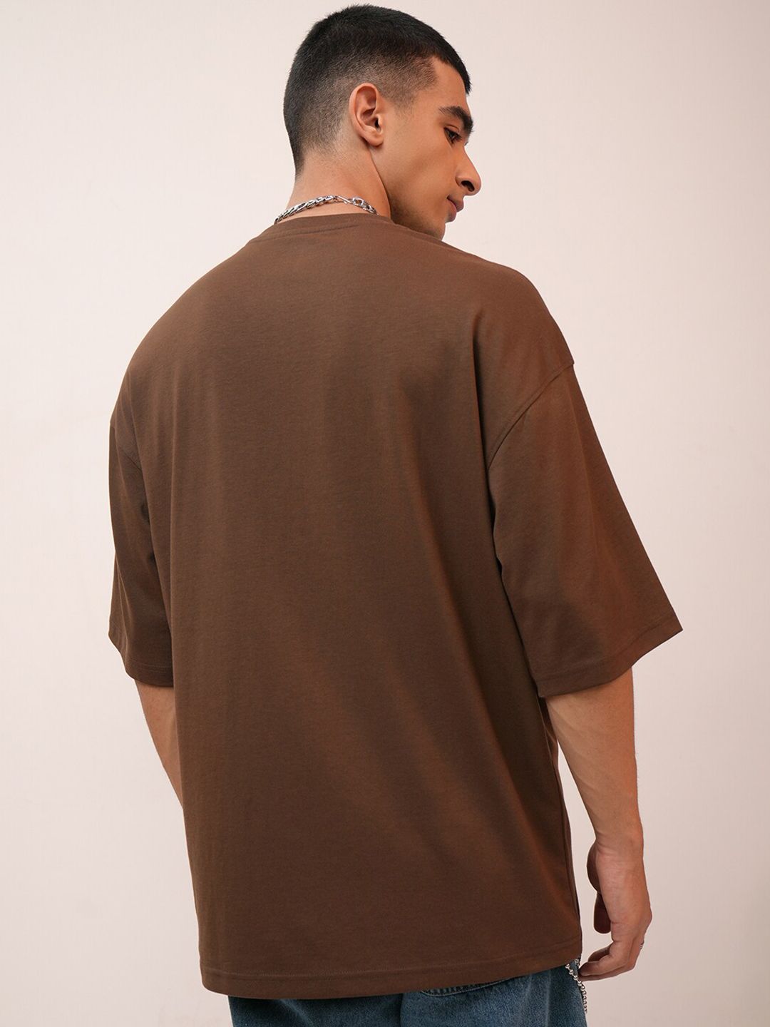 HIGHLANDER Typography Printed Oversized T-shirt