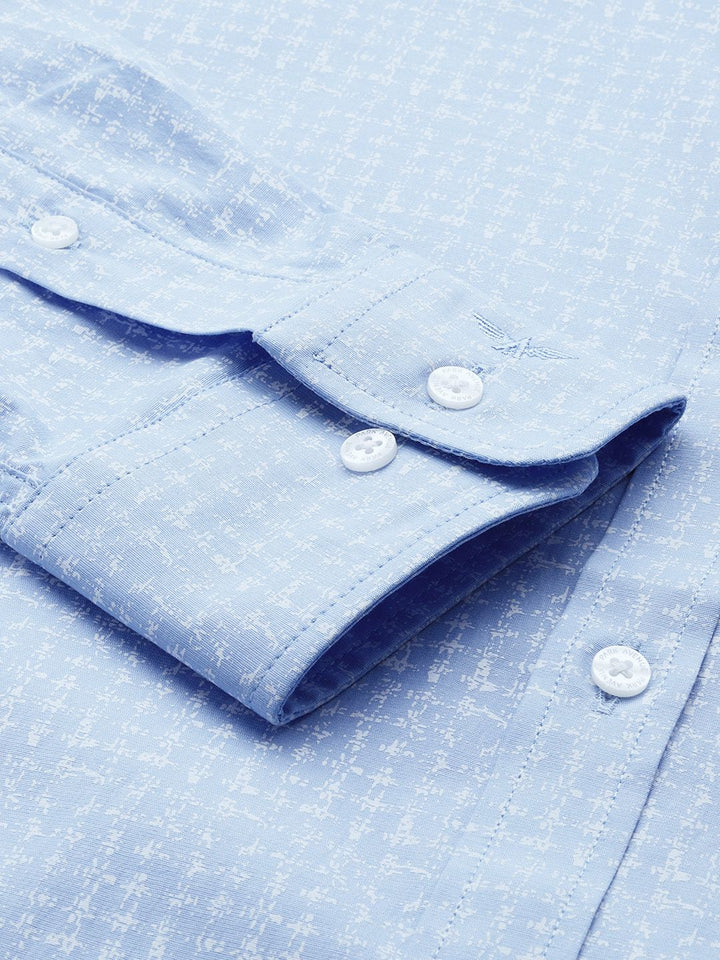Park Avenue Slim Fit Printed Formal Shirt