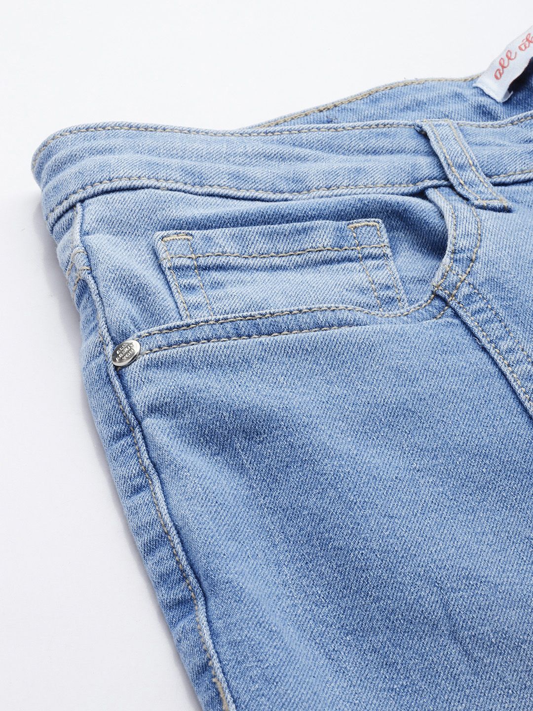 all about you Women Straight Fit Light Fade Stretchable Jeans