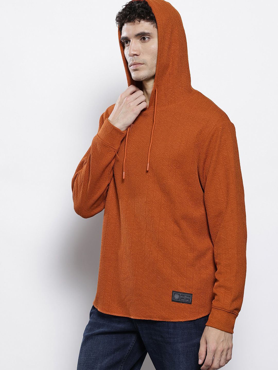 The Indian Garage Co Knitted Hooded T-shirt