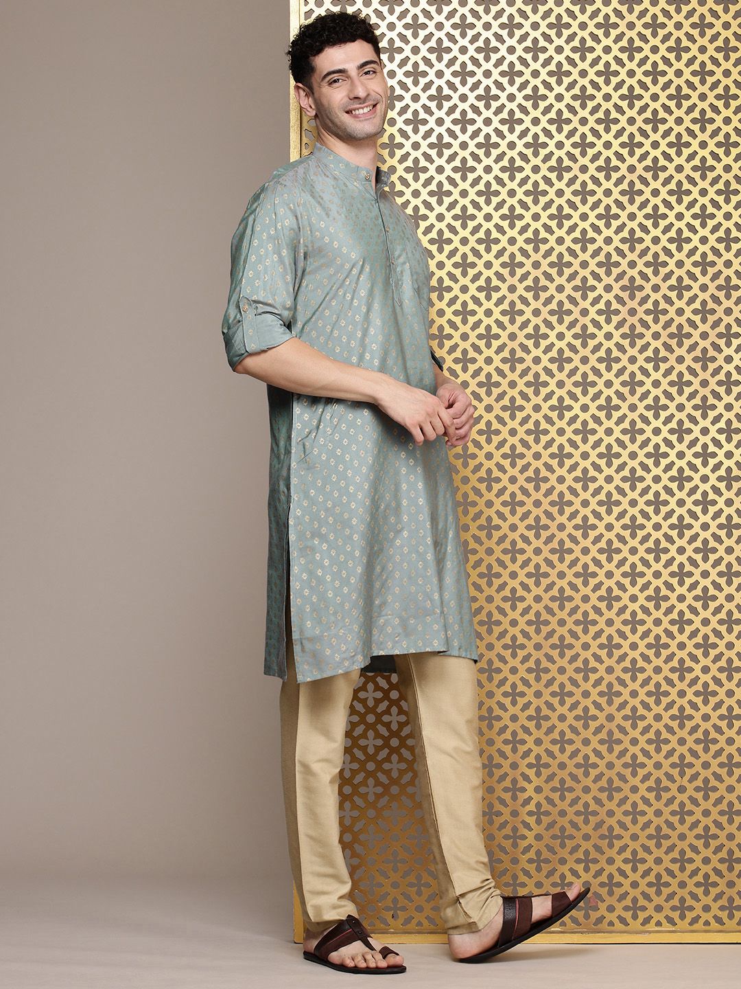 House of Pataudi Ethnic Motifs Printed Jashn Kurta