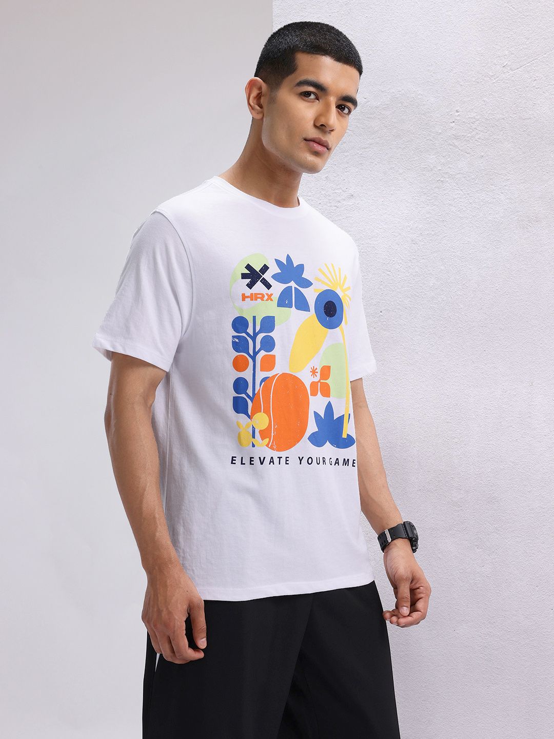 HRX by Hrithik Roshan Printed Lifestyle T-shirt