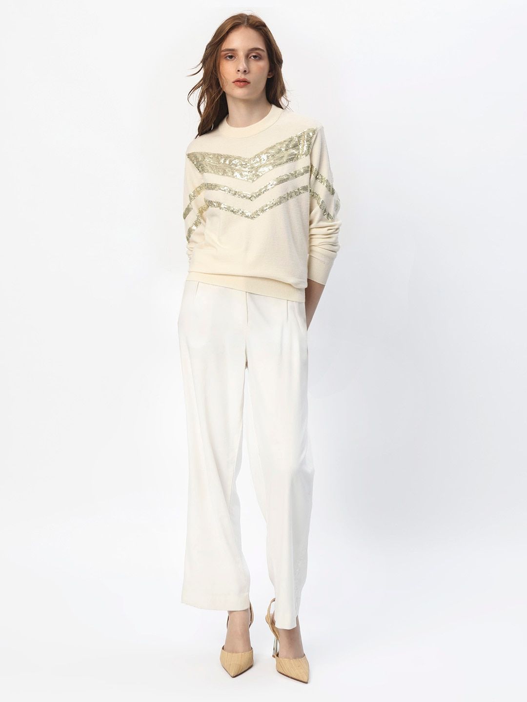 RAREISM Embellished Detailed Pullover