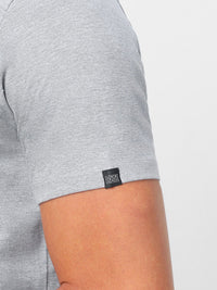 Urbano Fashion Mandarin Collar Slim Fit Pure Cotton T-shirt