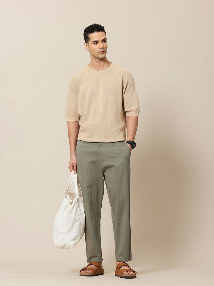 Mr Bowerbird Men Liberal Fit Trousers