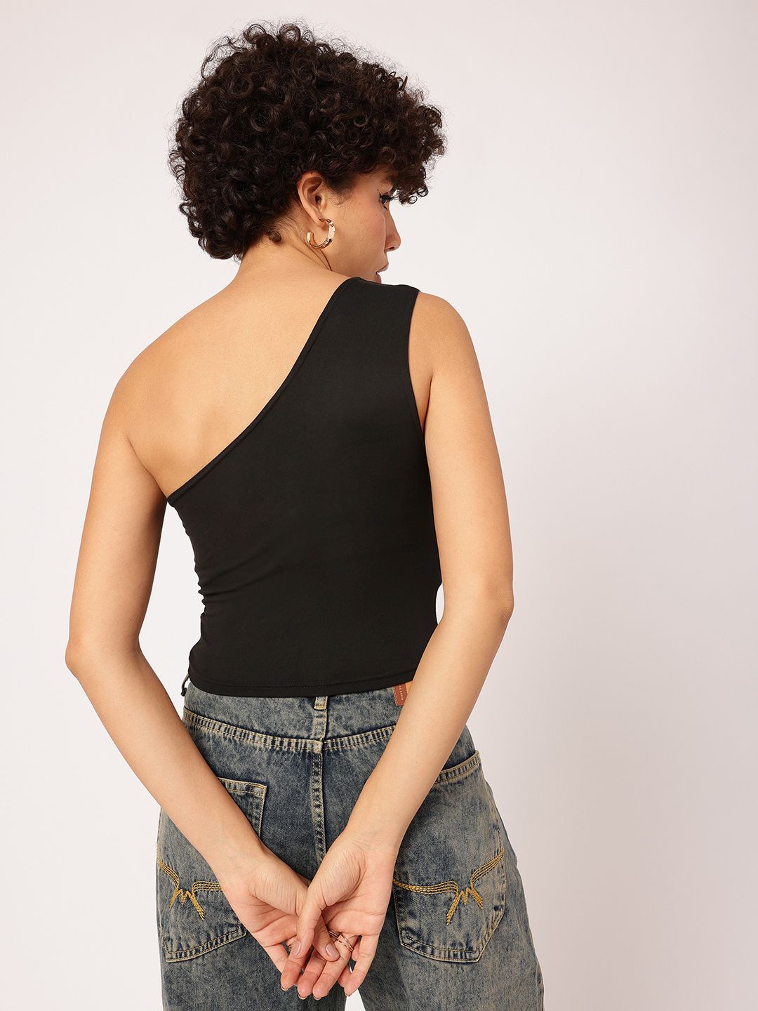 DressBerry Chill & Chug One-Side Crop Top
