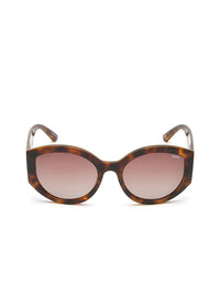 IDEE Women Brown Lens & Brown Cateye Sunglasses with UV Protected Lens