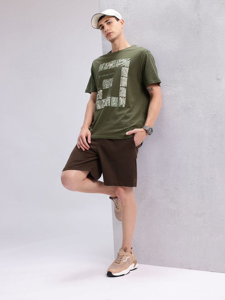 HRX by Hrithik Roshan Men Typography Printed Shorts