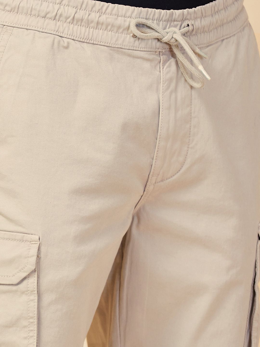 Being Human Men Slim Fit Cargos Trousers