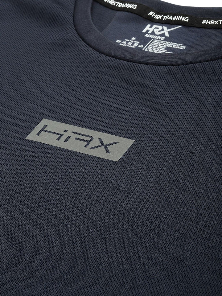 HRX oleh Hrithik Roshan Rapid Dry Brand Logo T-shirt