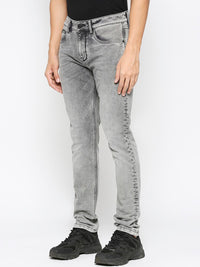 Being Human Men Low Distress Heavy Fade Slim Fit Jeans