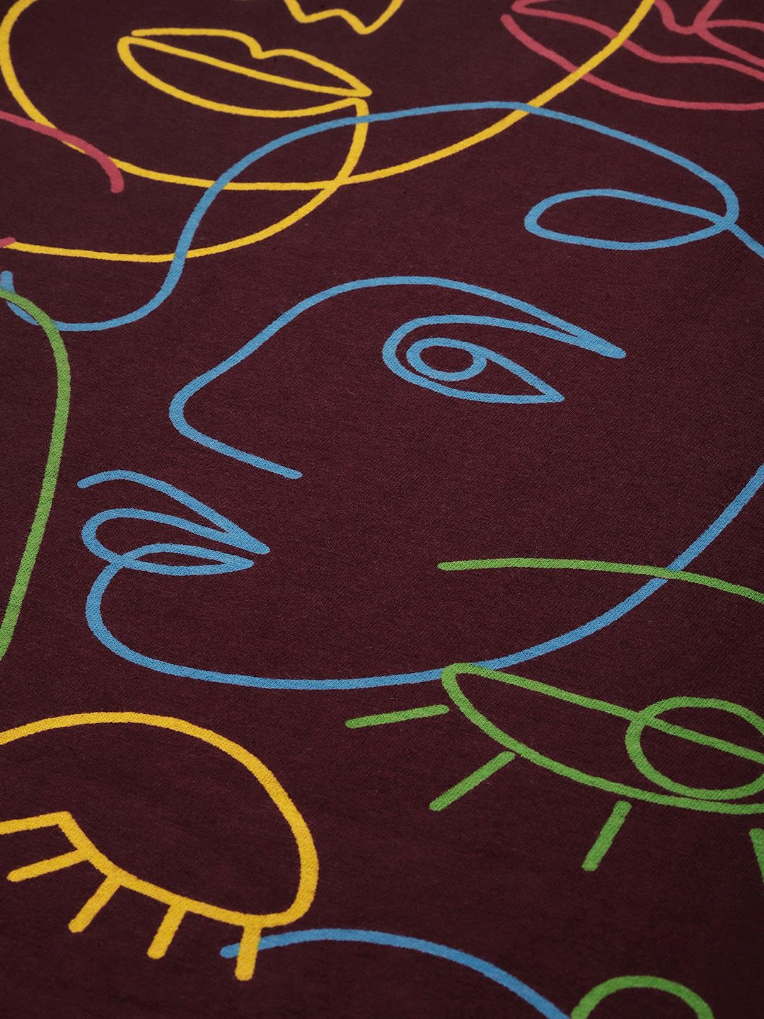 DILLINGER Women's Oversized Crew Neck Printed Tshirt