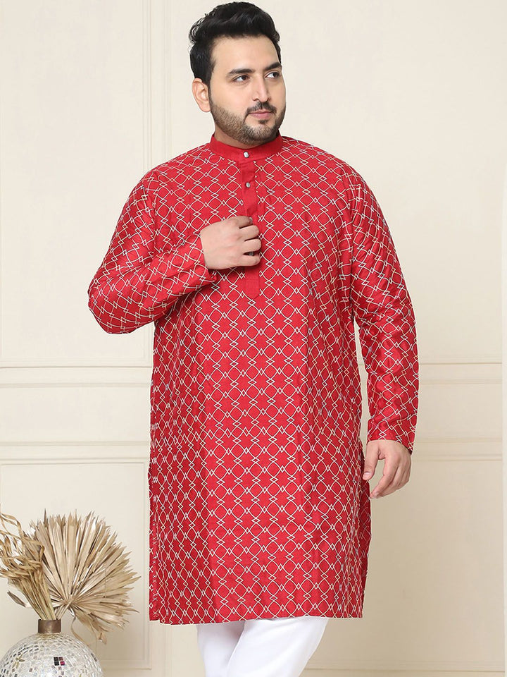 SOJANYA PLUS Embroidered Thread Work Kurta