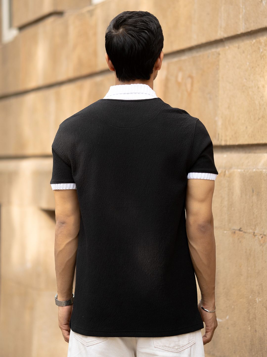 Powerlook Men Polo Collar T-shirt