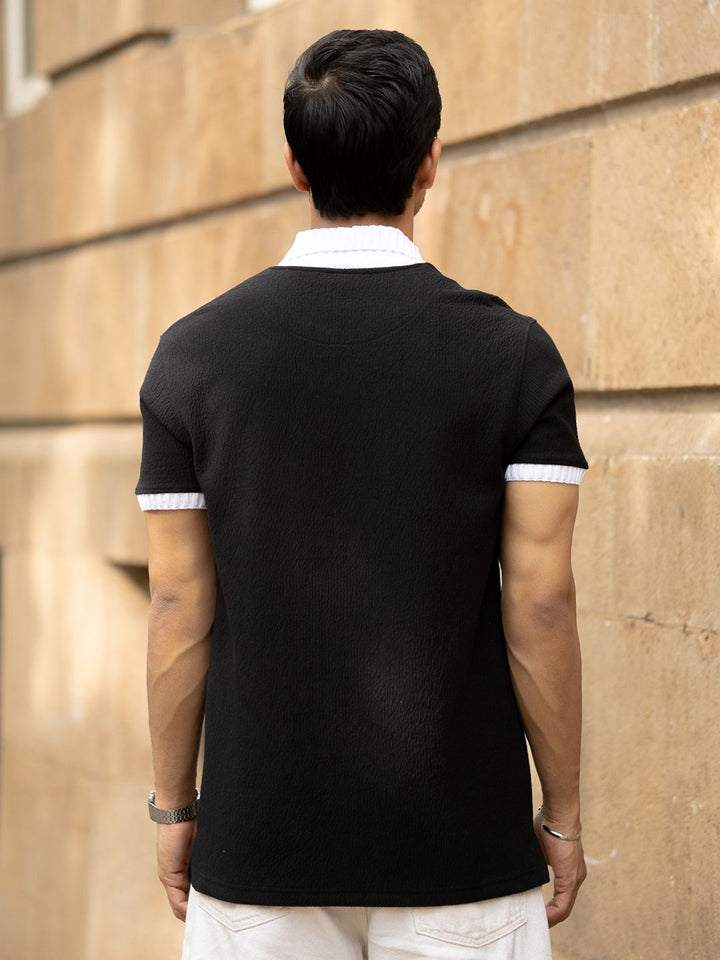 Powerlook Men Polo Collar T-shirt