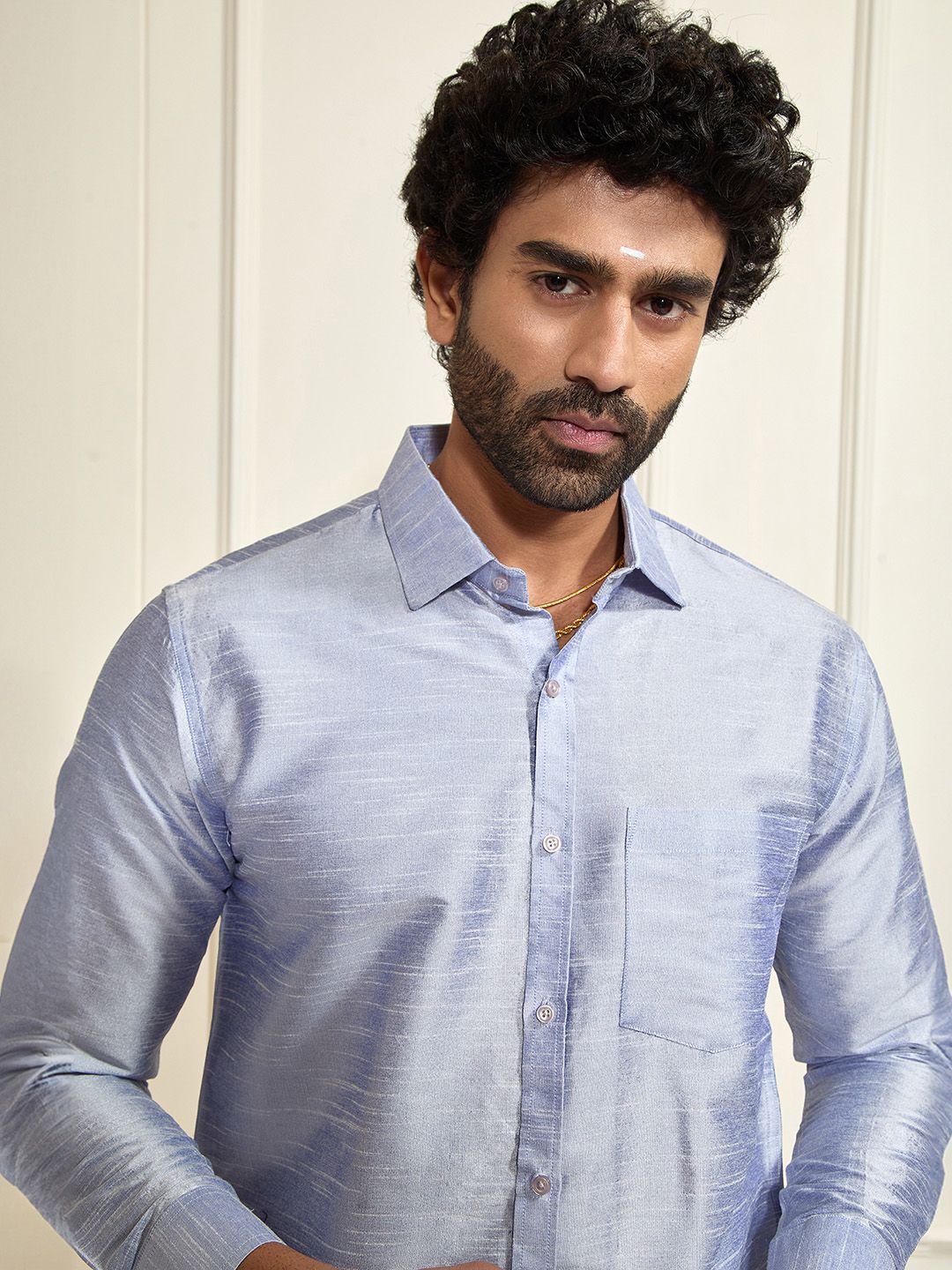 Vastramay Premium Spread Collar Casual Shirt