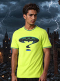 The Indian Garage Co Men Batman Graphic Printed Round Neck Cotton Slim Fit T-shirt