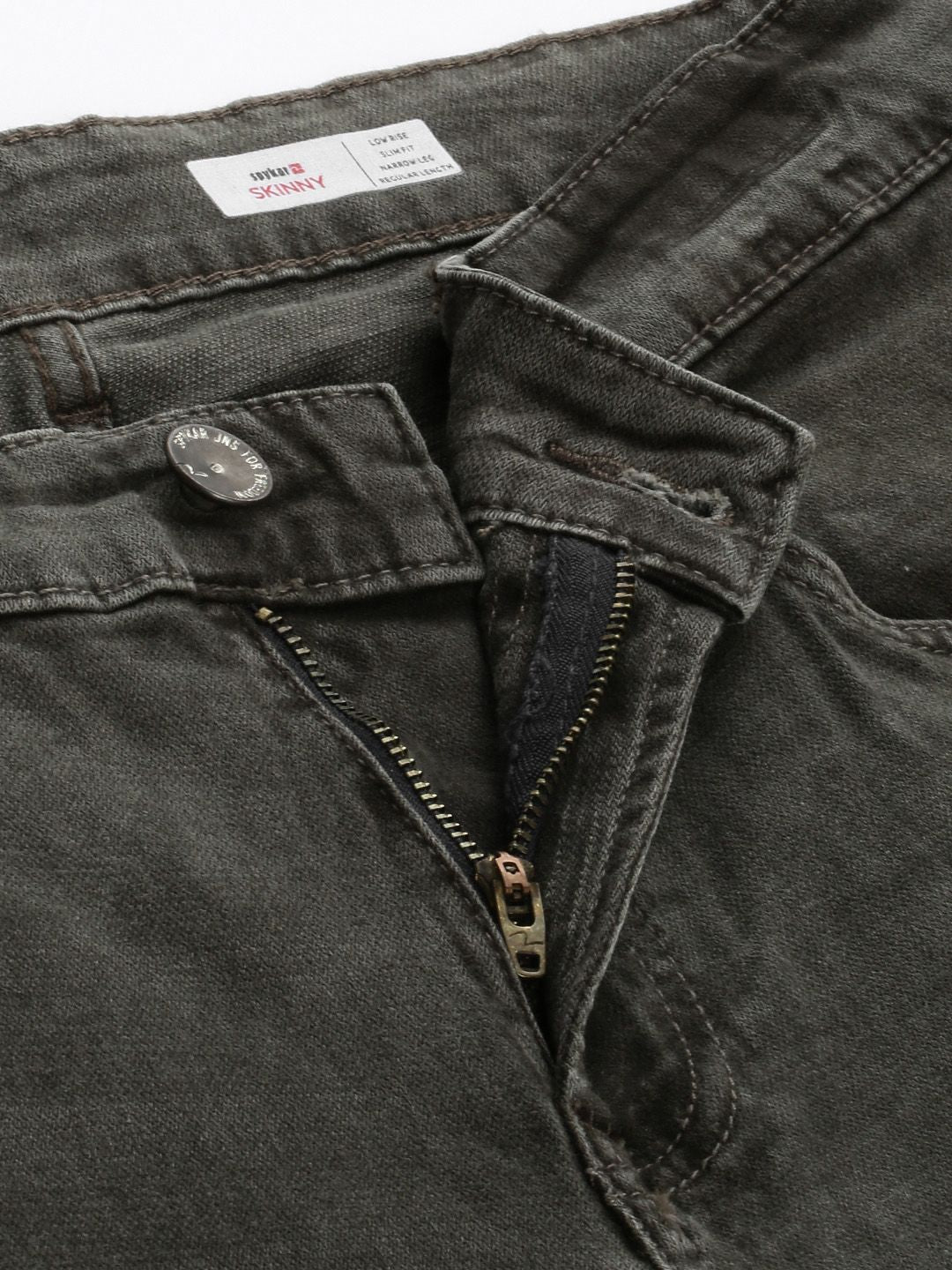 SPYKAR Men Slim Fit Low-Rise Heavy Fade Stretchable Jeans